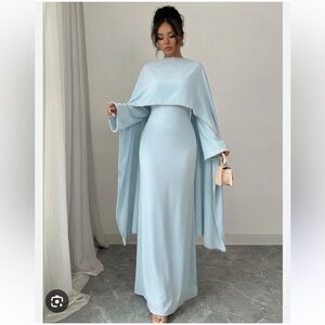 New Arias modest light blue Dress